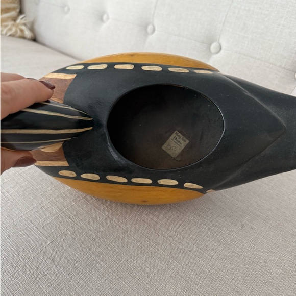 Vintage Ceramic Duck planter - hand painted - Picture 2 of 4